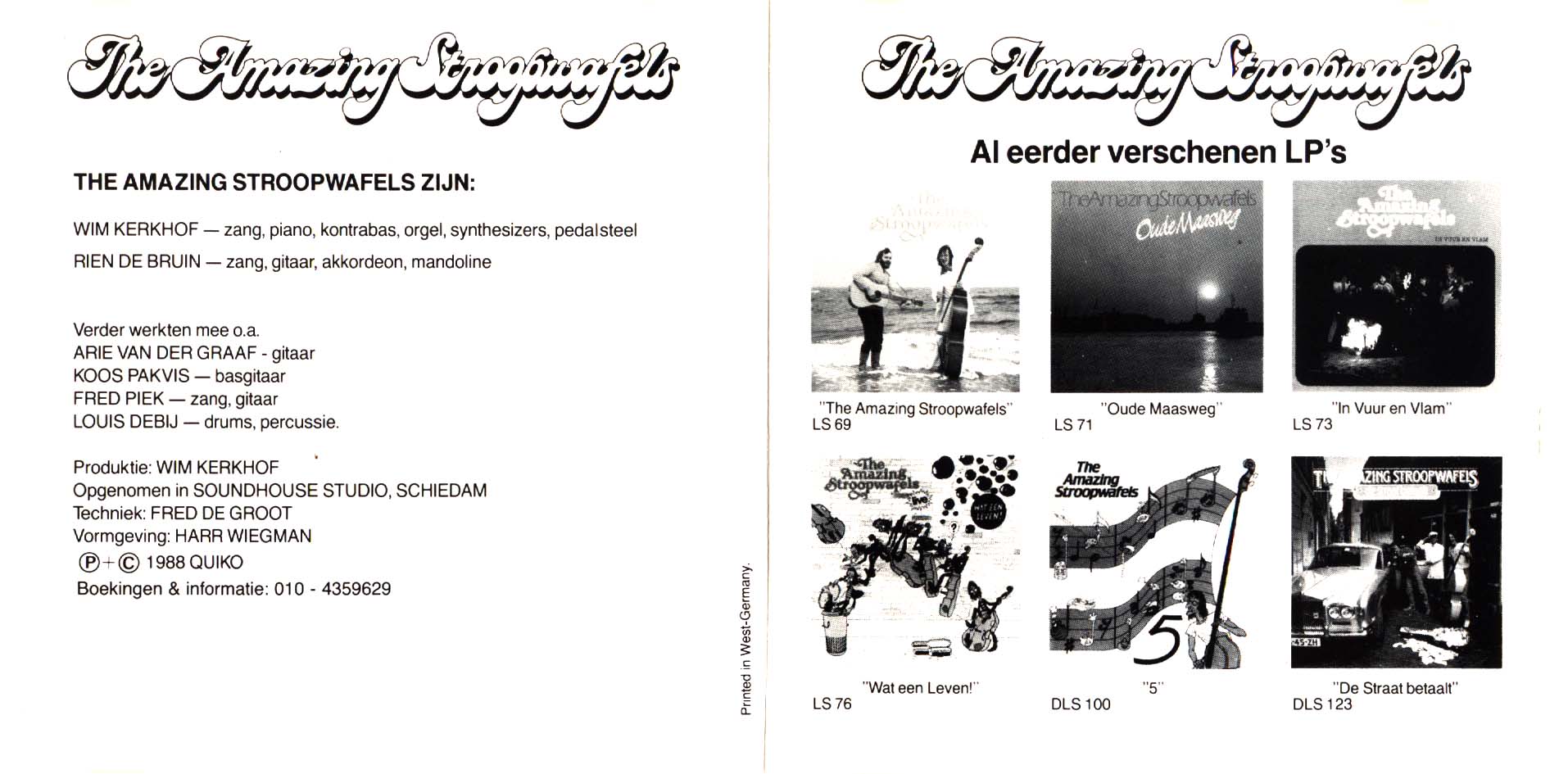 The Amazing Stroopwafels  Amazing Stroopwafels : Back